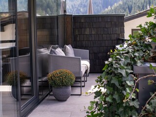 SUNNY Ferienwohnungen - Terrasse