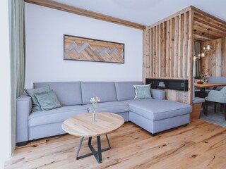 Berg Spa Chalet Wohnzimmer