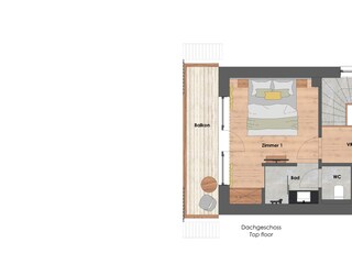 Panorama See Chalet Dachgeschoss
