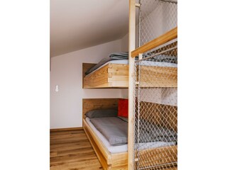 Stockbetten in der Gallerie