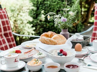 Frühstück auf der Terrasse