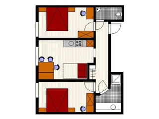 Appartamento per vacanze Schröcken Pianta del piano 35