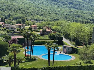 Pool nur wenige Schritte entfernt