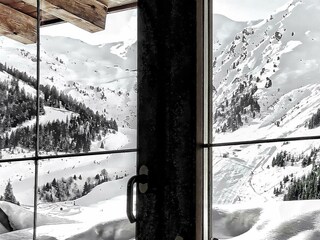 Blick aus Fenster Appartements