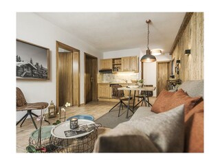 Wohnraum/Küche Appartement Friends XL