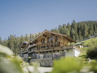 alle Chalets aussen Sommer