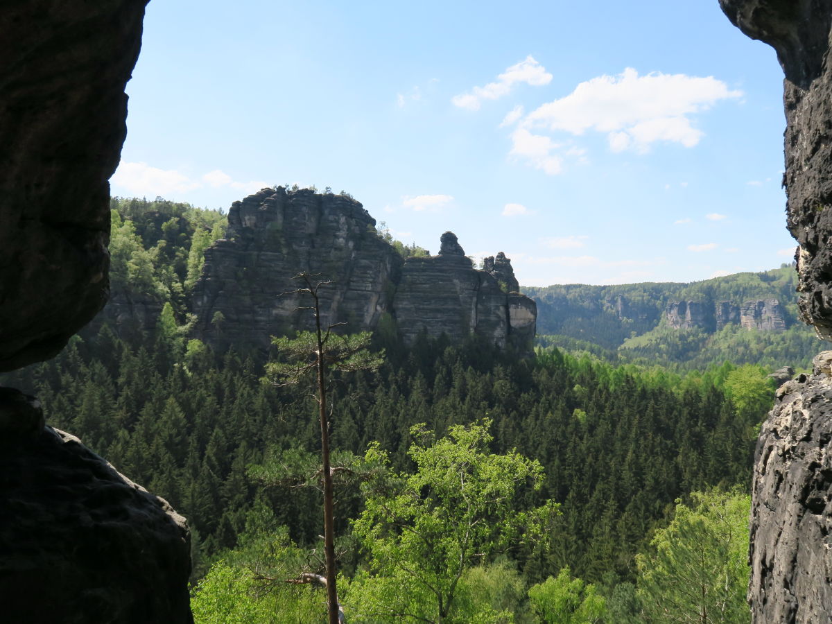 Aufstieg zum Winterstein (altes Raubschloß)