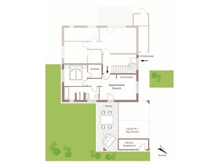 Vakantieappartement Lohme Grondplan 35