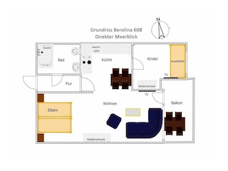 Ferienwohnung Dahme Grundriss 18