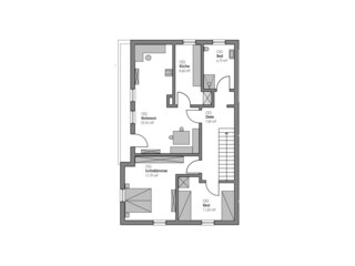 Ferienwohnung im 1. Stock mit Balkon zum See