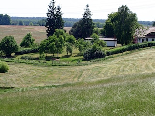 Ferienhaus Nordseite mit Streuobstwiese