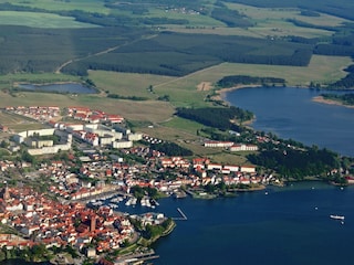 Stadt Waren mit der Müritz und Feisneck