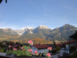 Blick vom Balkon