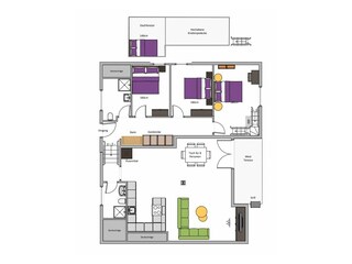 Ferienwohnung Haffkrug Grundriss 45