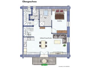 Vakantieappartement Deutschland Grondplan 20