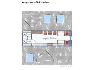 Vakantieappartement Deutschland Grondplan 21