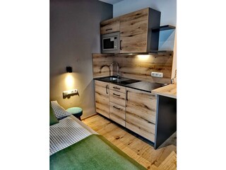Single-wohnung 108 Küche&Bett