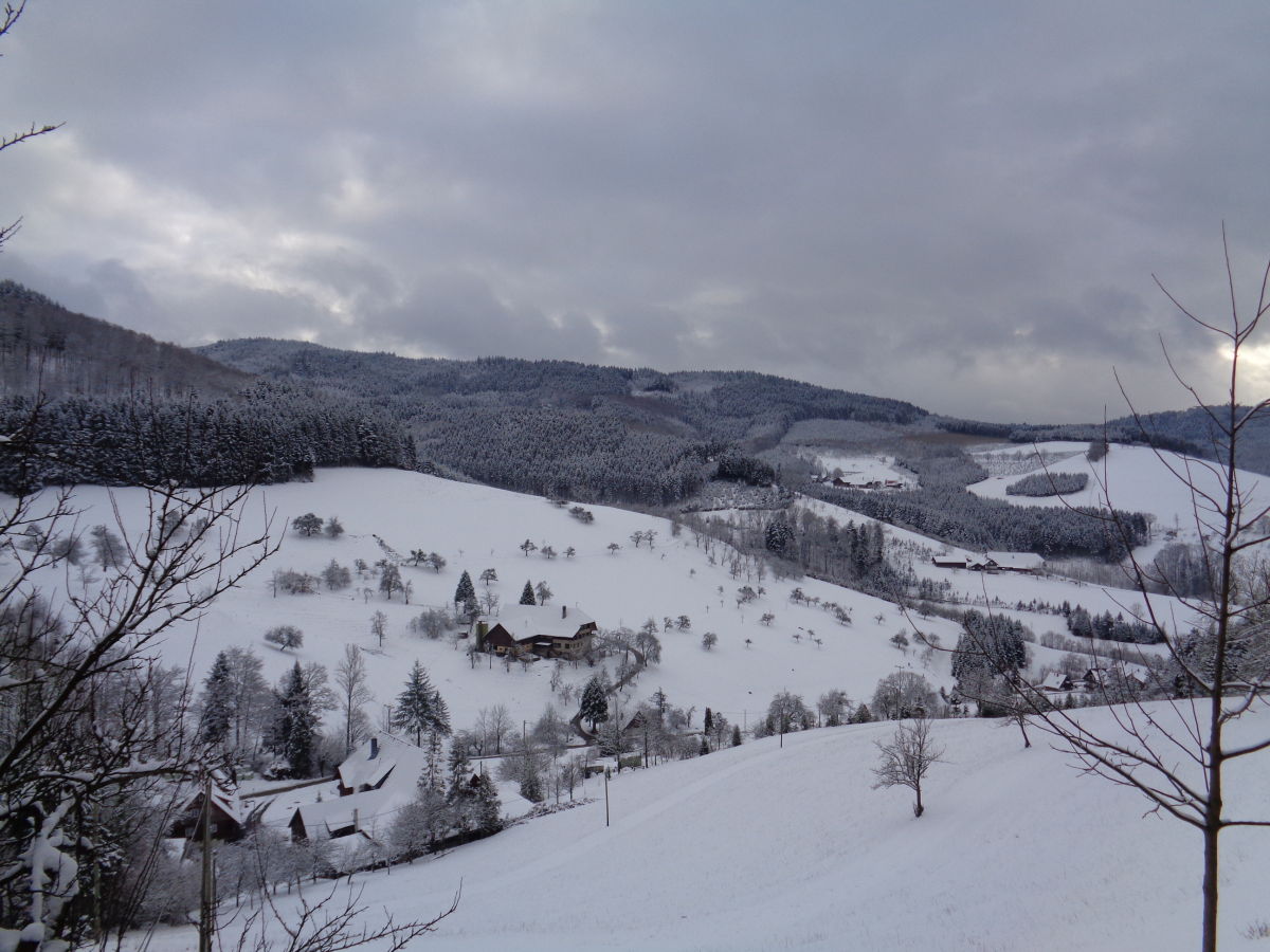 Aussicht bei Schnee