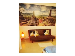 Schlafzimmer mit Schlafsofa