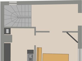 Grundriss EG des Ferienhaus Moselfels