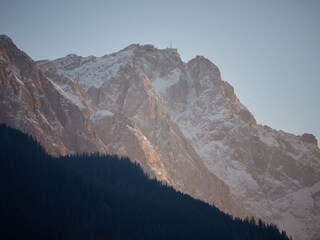 Blick zur Zugspitze - Blick von Balkon