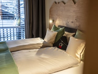 Schlafzimmer mit Bergpanorama