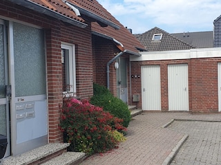 Eingang Ferienhaus Muschelweg 10