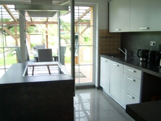 Küche mit Kochinsel