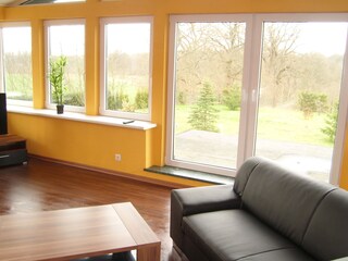 Aussicht vom Wohnzimmer