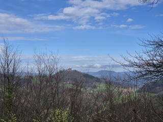 Ausblick von der Burgruine Lützelhard