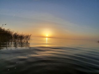 Sonnenuntergang vor der Haustür