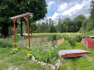 Ferienhaus Laxne Außenaufnahme 5