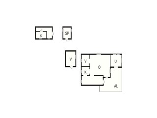 Vakantiehuis Hölö Grondplan 38