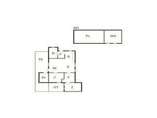 Maison de vacances Vorupør Plan d'étage 47