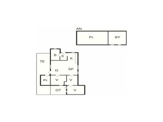 Maison de vacances Vorupør Plan d'étage 36