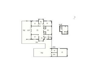 Casa per le vacanze Løkken Pianta del piano 22