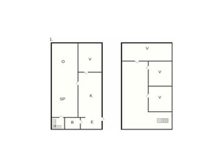 Vakantiehuis Gatten Grondplan 23