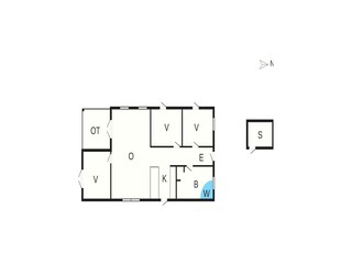 Vakantiehuis Hou Grondplan 70