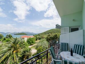 Apartments Sutvid- One Bedroom Apartment with Loggia and Sea View - Drace - image1