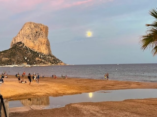 Strand Ausschnitt Calpe