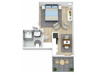 Ferienwohnung Dierhagen Grundriss 13