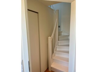 Abgeschlossene Treppe nach oben