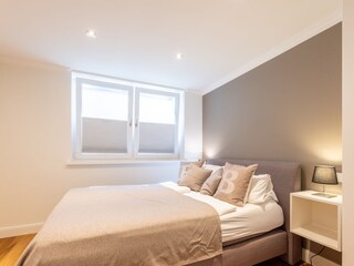 Schlafzimmer im "Warftgeschoss".