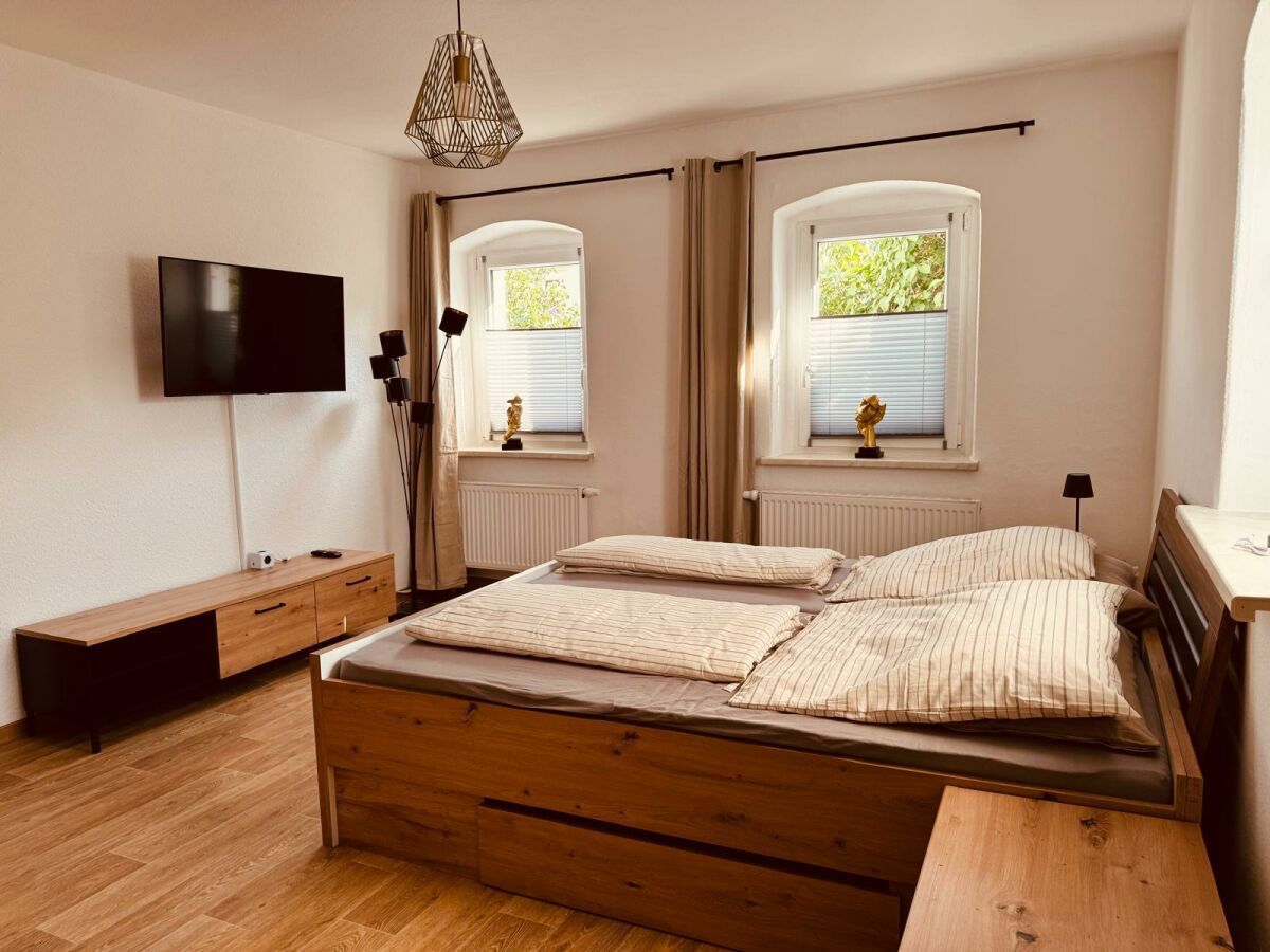 Schlafzimmer mit Doppelbett für 2 Personen