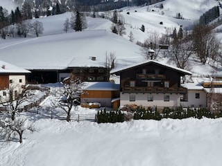 Unser Haus im Winter