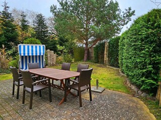 Terrasse Ferienhaus Strandglück