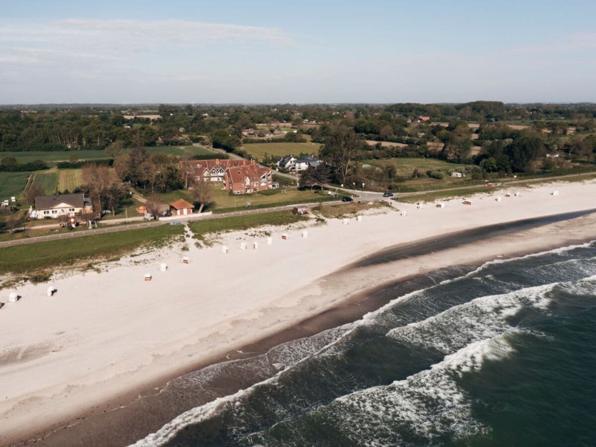 der kilometerlange Sandstrand von Kronsgaard