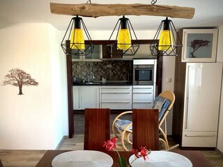 Essbereich und Küche