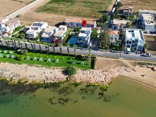 Luxusvilla mit Pool direkt am Strand von Donnalucata