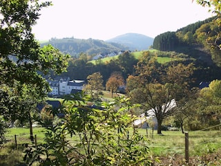 Blick vom Hirschberg auf Oberkirchen und den Wilzenberg